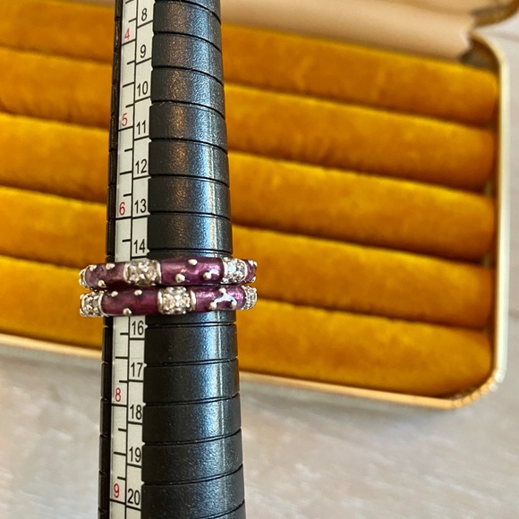 Vintage porcelain stacking rings - Picture 7 of 7